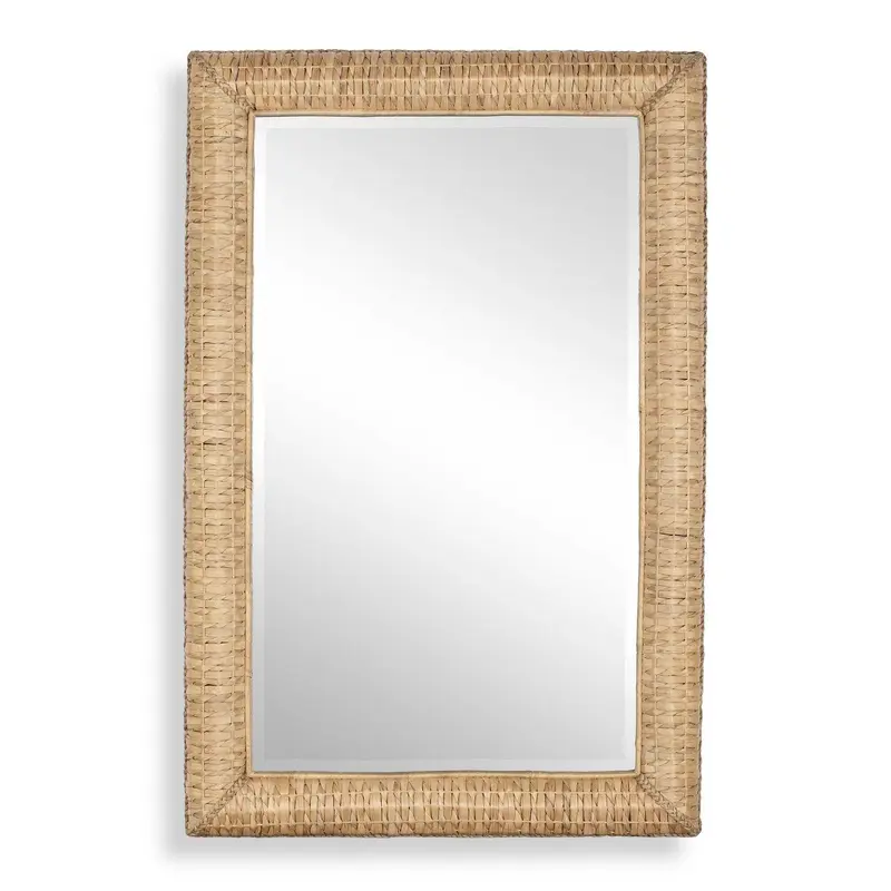 Twisted Seagrass Mirror Natural