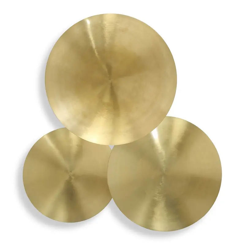 Cymbalic Wall Art Brass