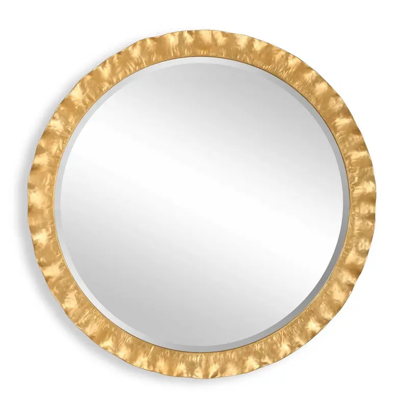 Haya Mirror Antiqued Gold Leaf