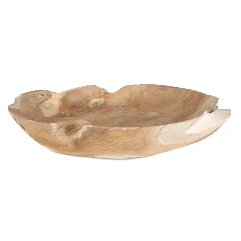 Organic Embrace Bowl Teak Wood