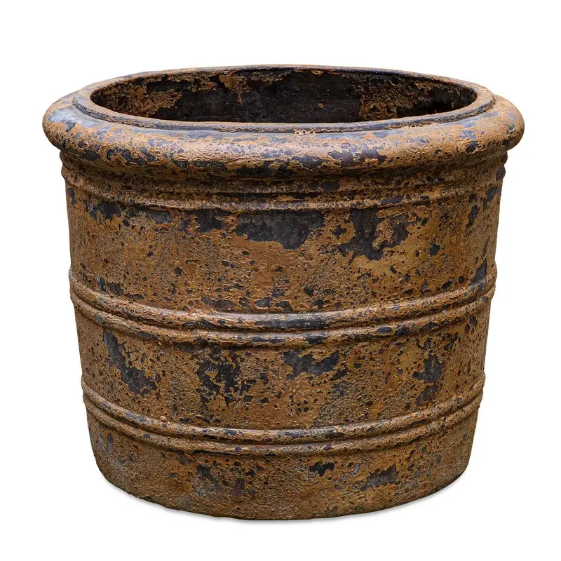 Weathered Relic Planter Black