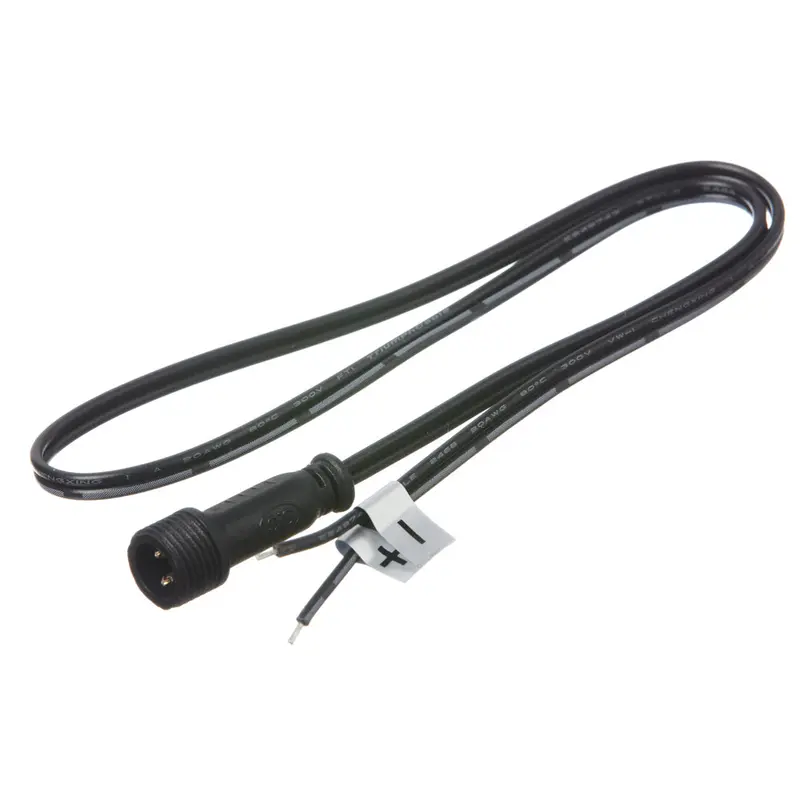 LED 18`` Power Cable w/Female connect Black
