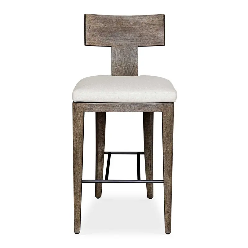 Cellini Bar Stool Weathered Gray