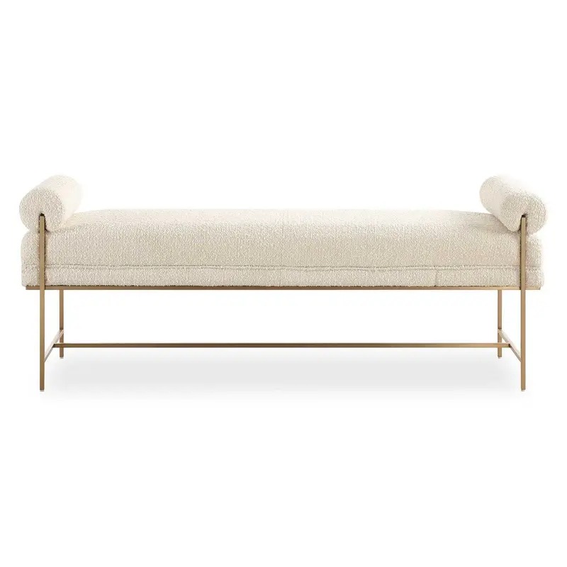Bolster Bench Brushed Brass