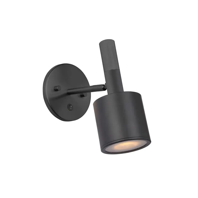 Rhoswen One Light Wall Sconce Matte Black