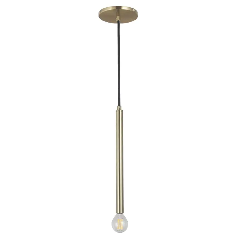 Sanya One Light Pendant Aged Brass