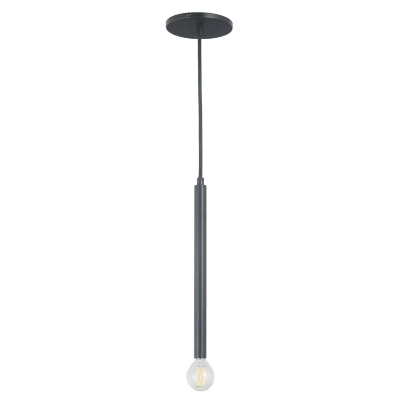 Sanya One Light Pendant Matte Black