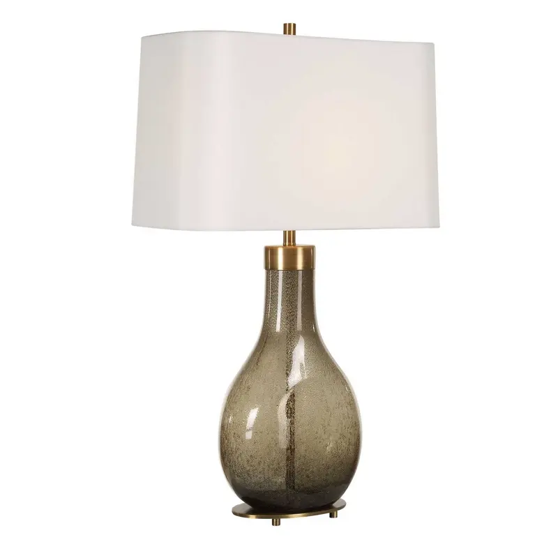 Shyla One Light Table Lamp Brushed Brass