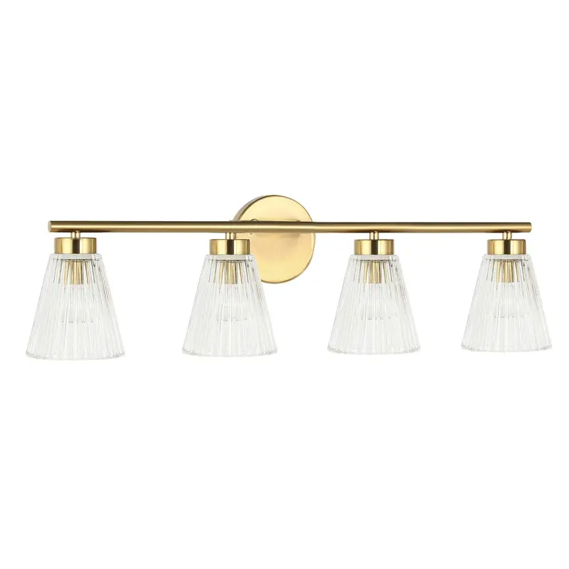 Vienna Four Light Vanity Aged Brass