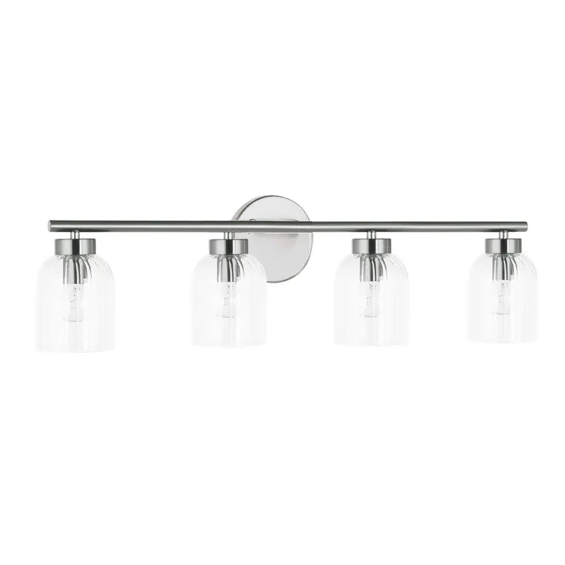 Vienna Four Light Vanity Polished Chrome