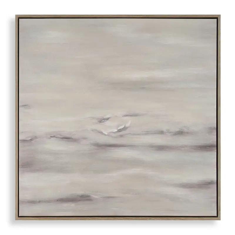 Trance Abstract Art Light White