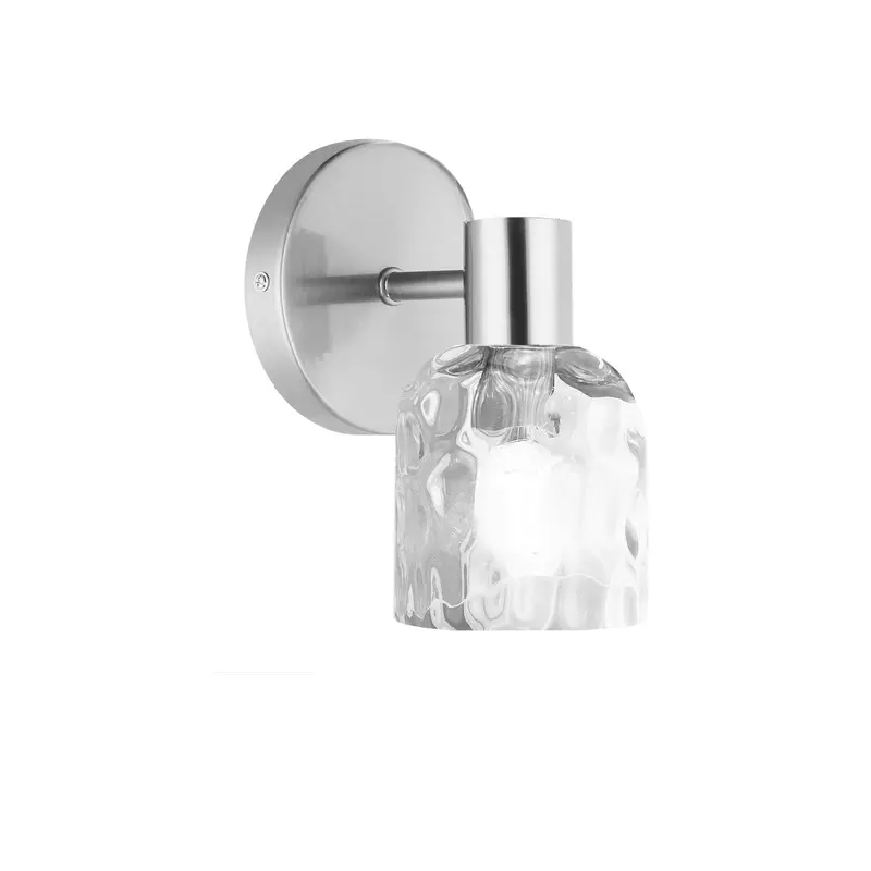 Vallora One Light Wall Sconce Polished Chrome