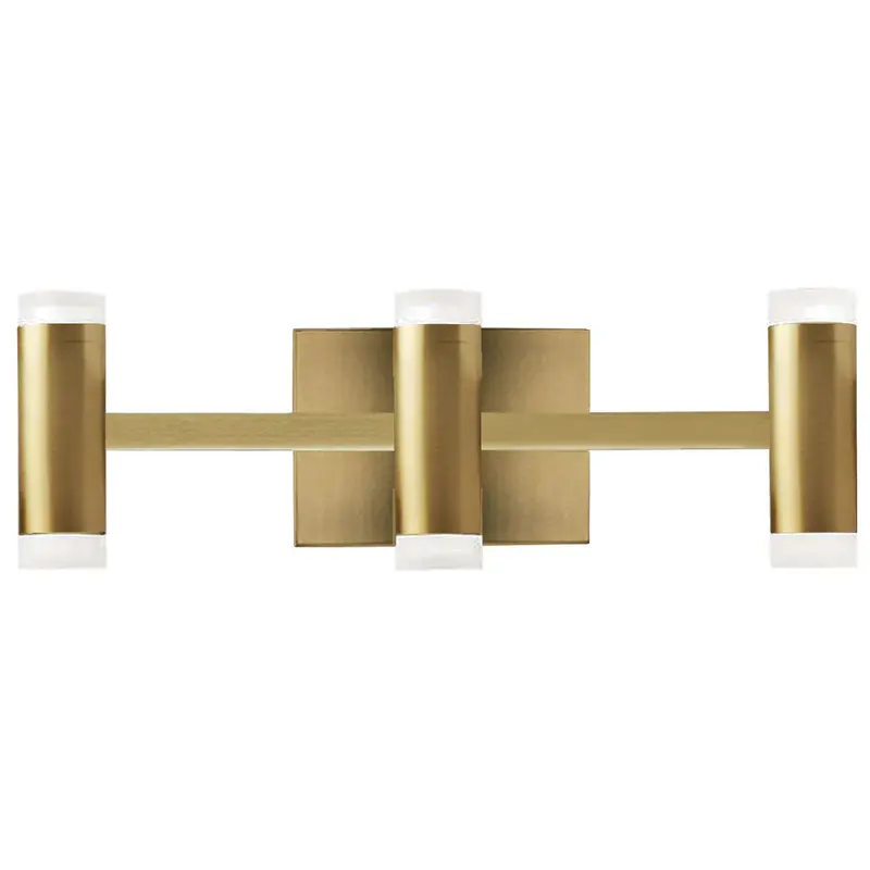 Wilson LED Vanity Aged Brass