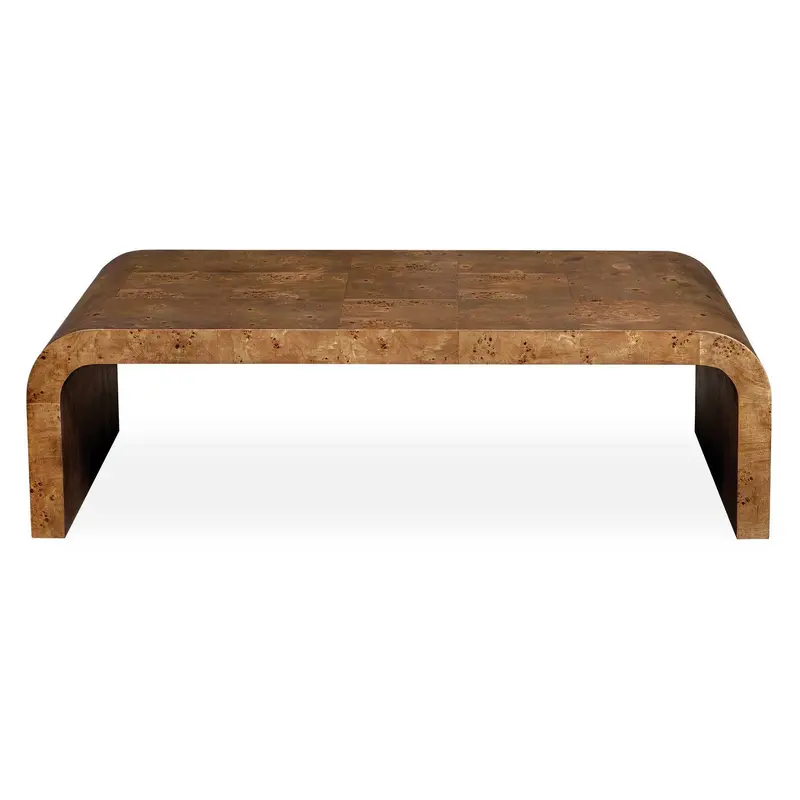 Carraway Coffee Table Burl Veneer