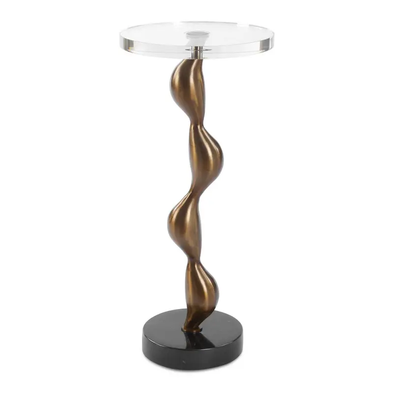 Remolino Drink Table Warm Bronze