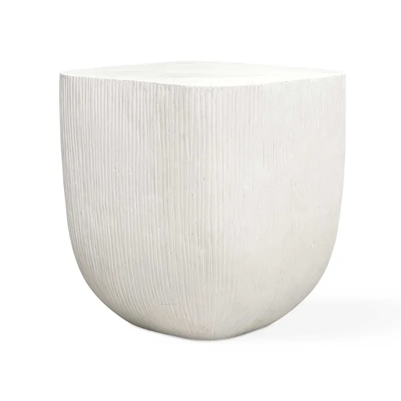Alma Side Table Warm Limestone