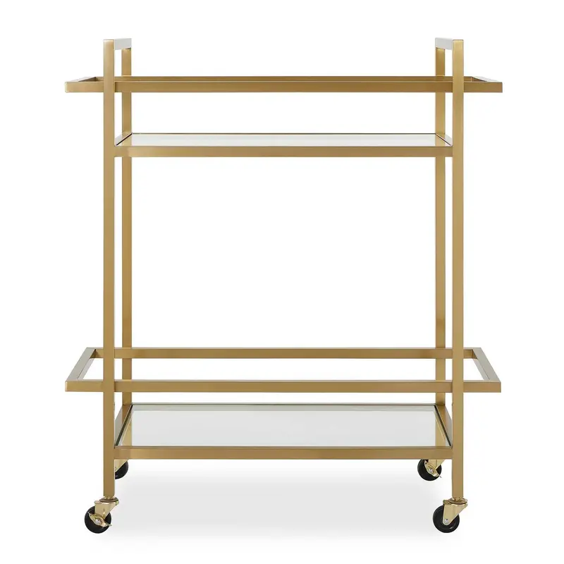 Erena Bar Cart Brass