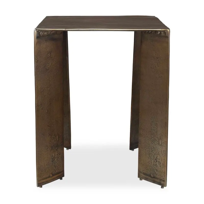 Reade Accent Table Antique Brass