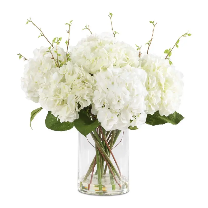 Anastasia Hydrangea Centerpiece Natural