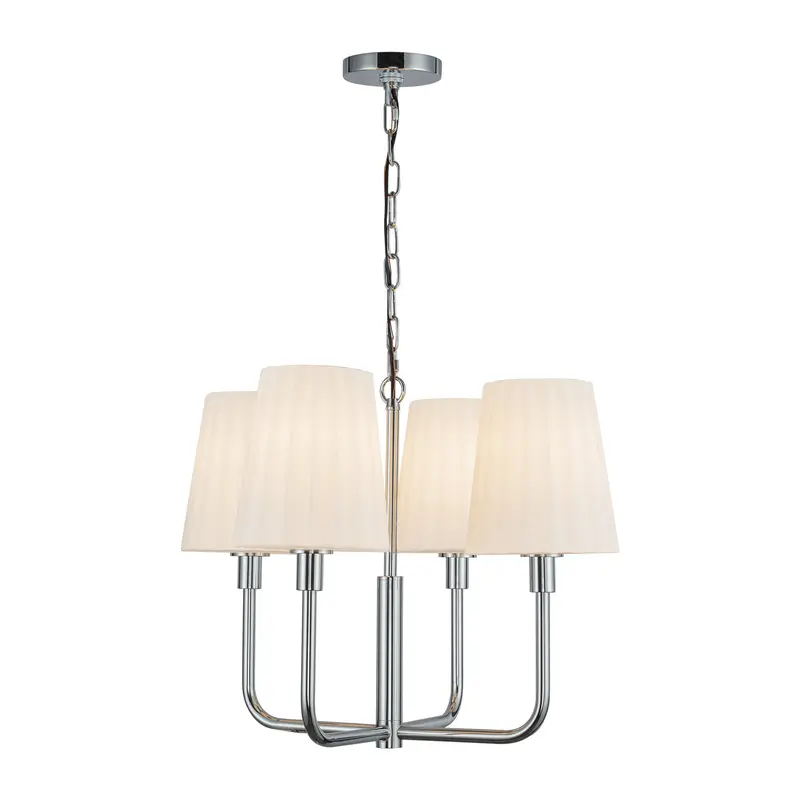 Plisse Four Light Chandelier