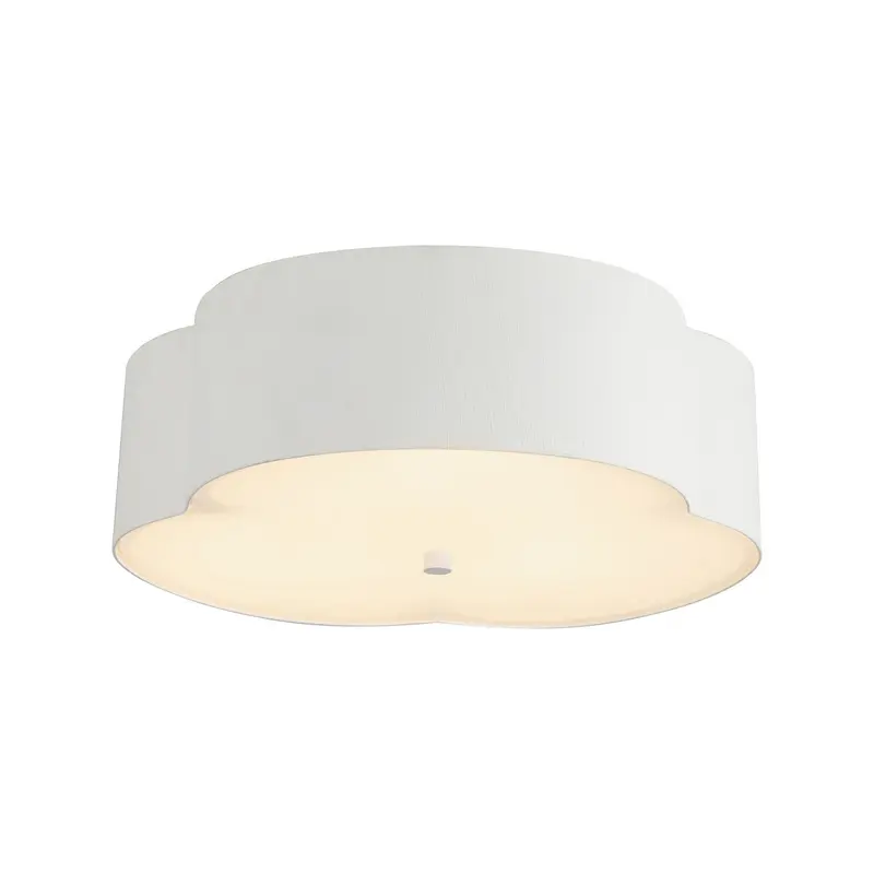 Adella Three Light Flush Mount Antique White