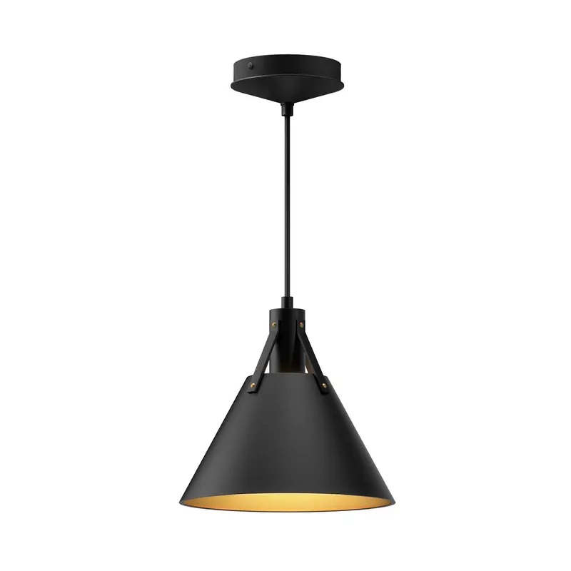 Archer One Light Pendant Matte Black