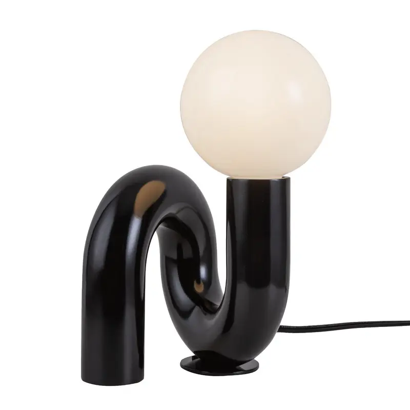 Sadie One Light Table Lamp Gloss Black