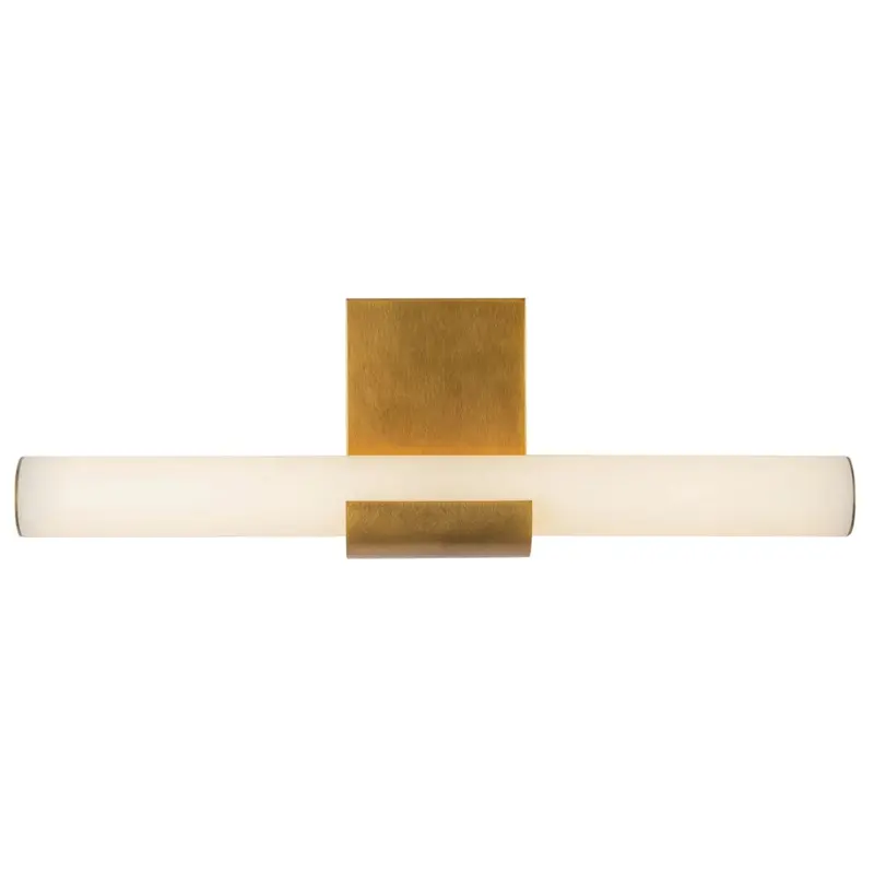 Apollo LED Wall Vanity Vintage Brass