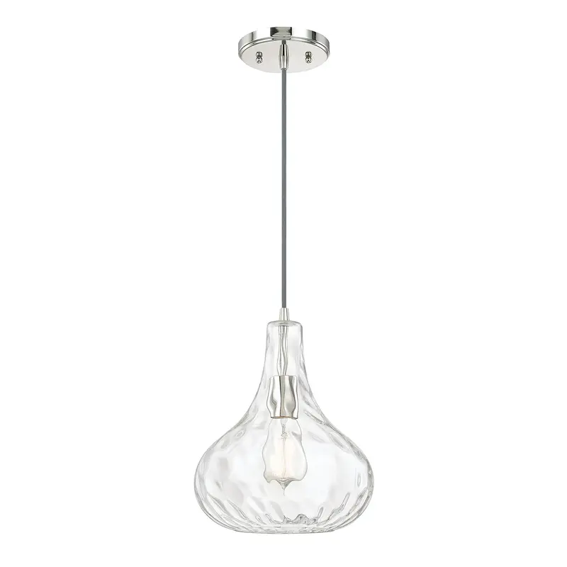 River One Light Pendant Polished Nickel