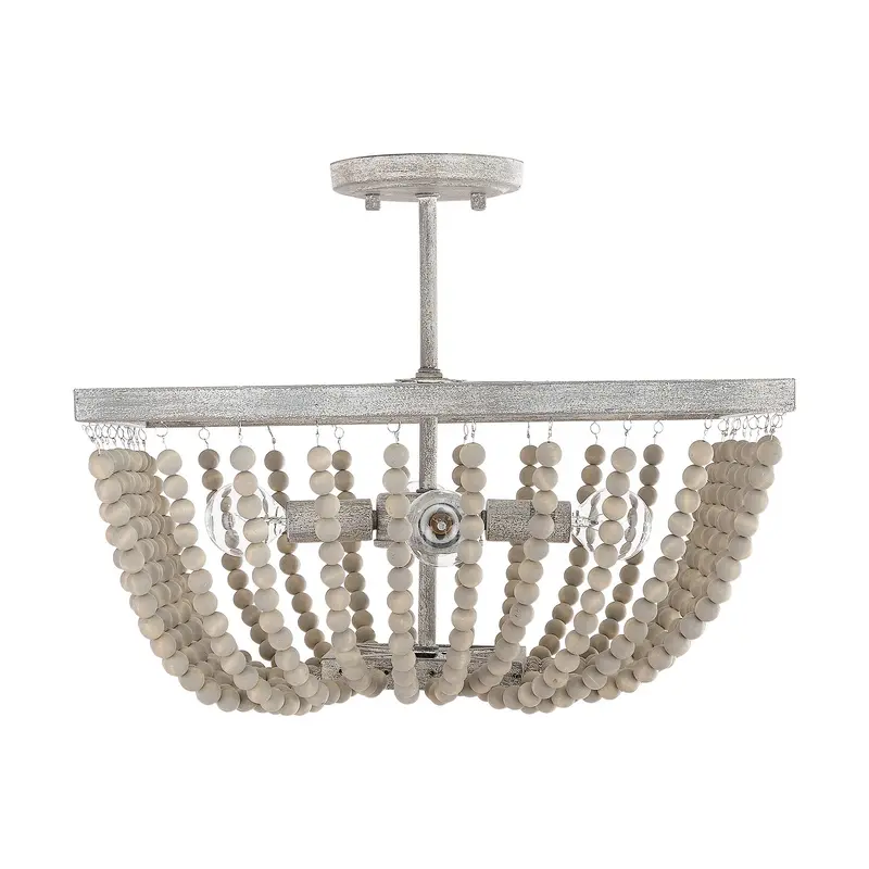 Sarah Four Light Semi-Flush Mount Mystic Sand