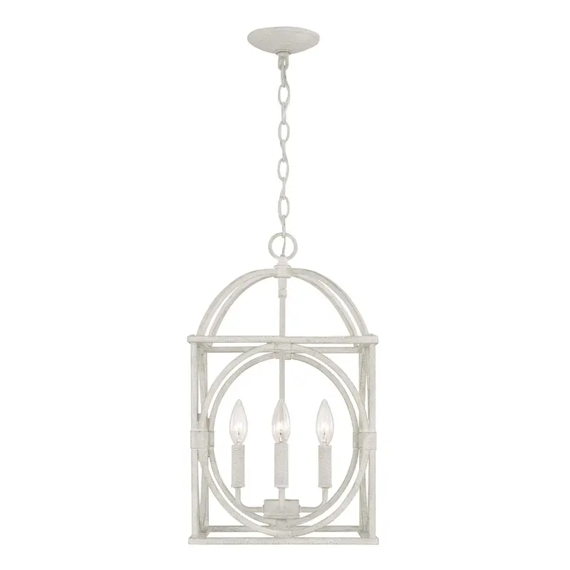 Brea Four Light Foyer Pendant Sand Dollar