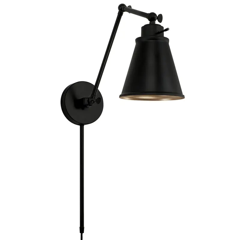 Shay One Light Wall Sconce Matte Black