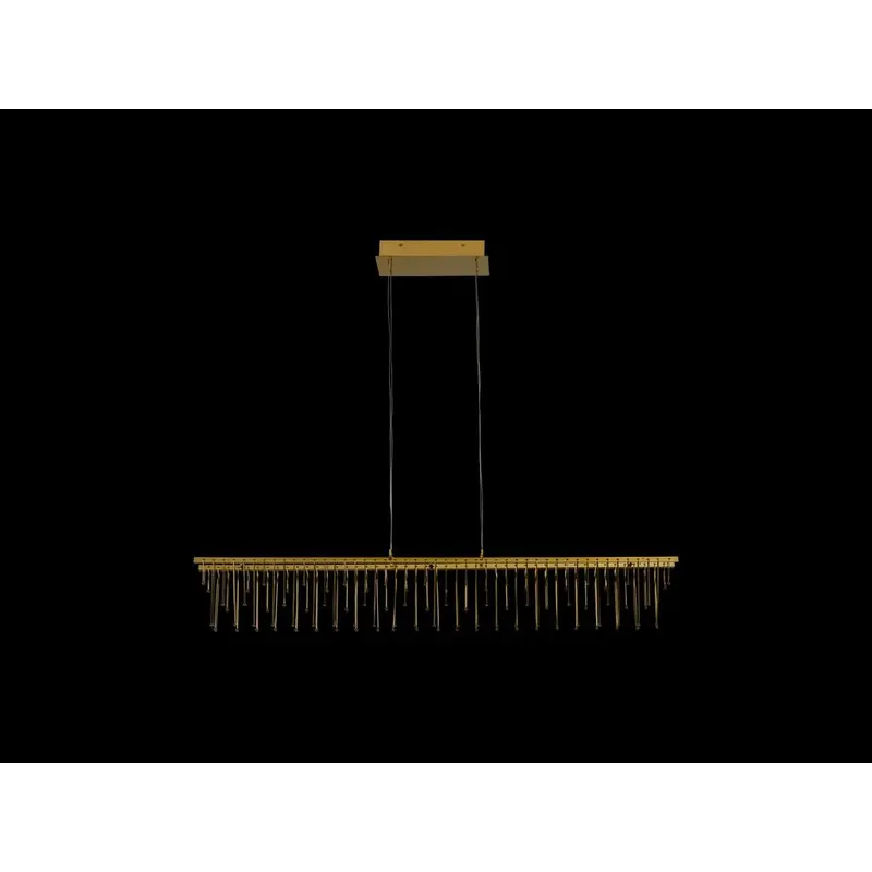 Lucerna LED Linear Pendant Stainless Steel Gold