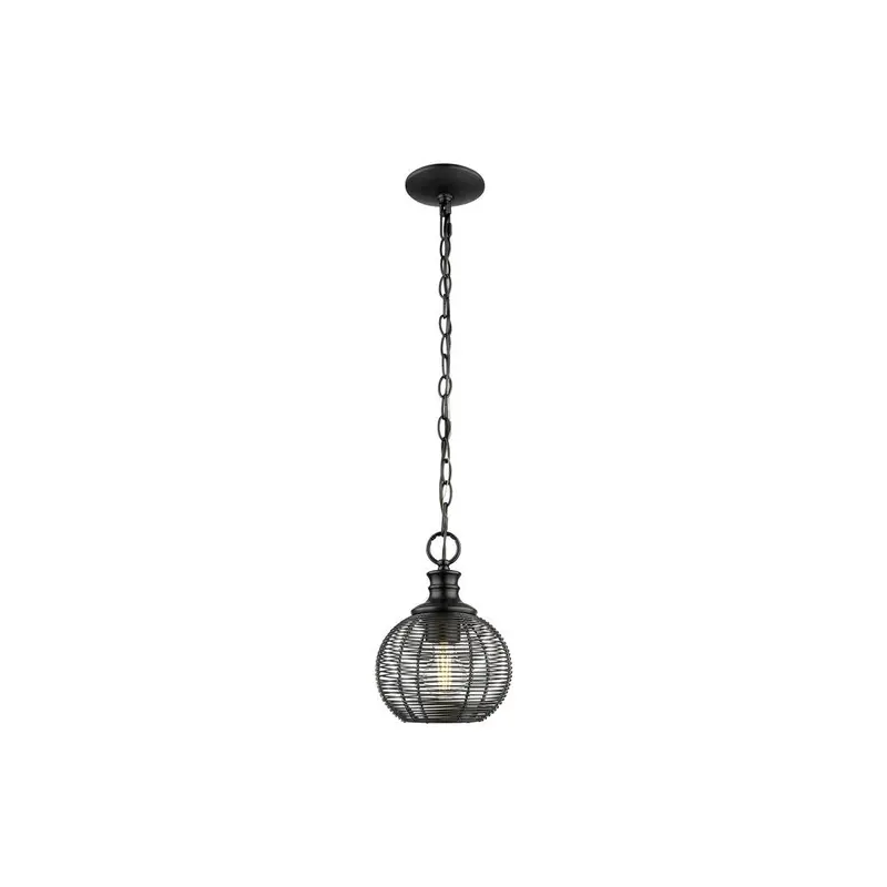 Calypso One Light Mini Pendant Matte Black