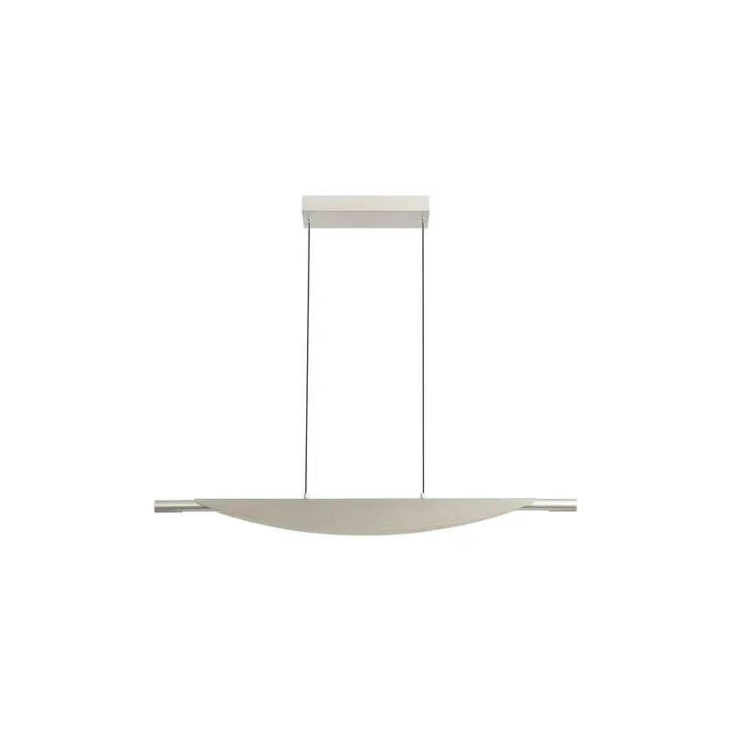 Luma LED Linear Pendant Sand Nickel
