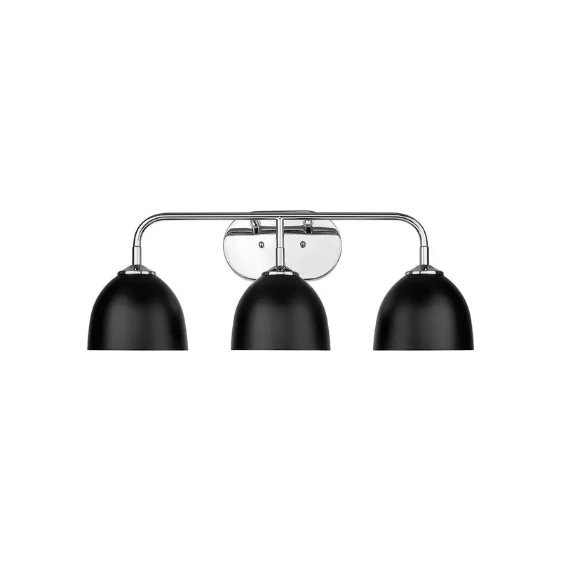 Zoey Three Light Vanity Chrome