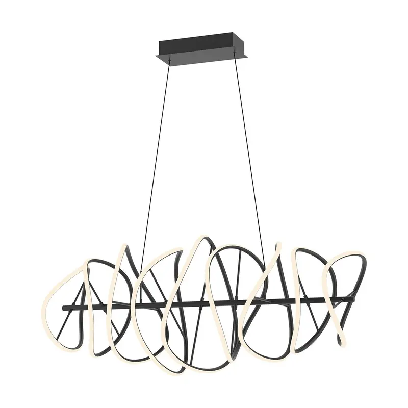 Collide LED Chandelier Black