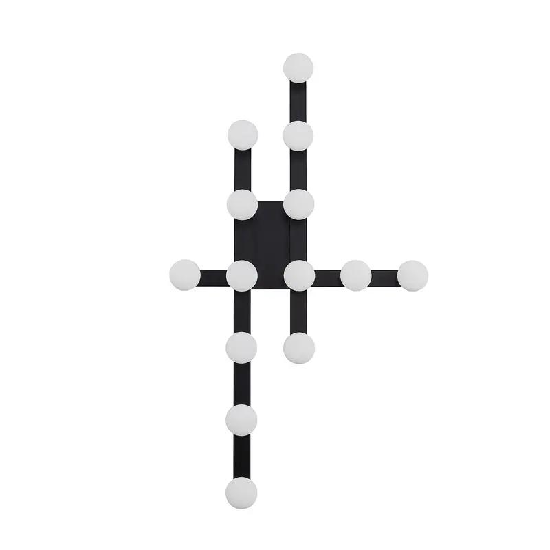 Rezz LED Wall Sconce Black