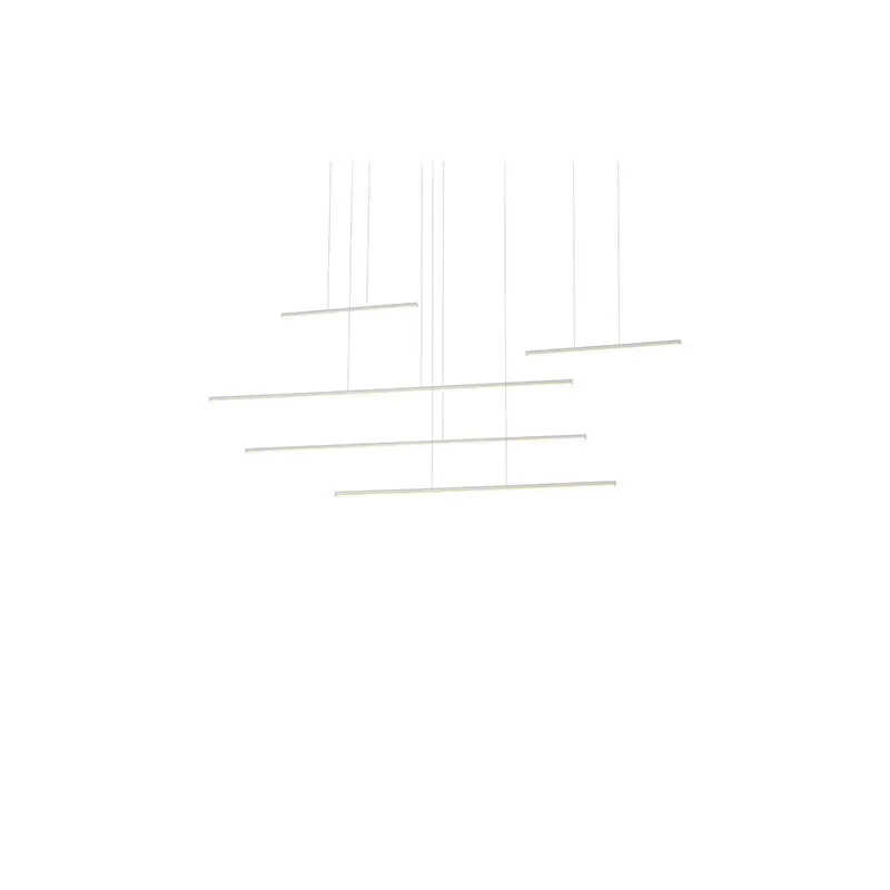 Chute Motion LED Pendant White