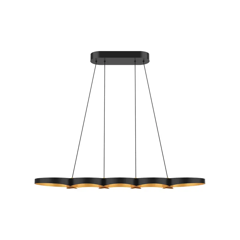 Maestro LED Island Pendant Black/Gold