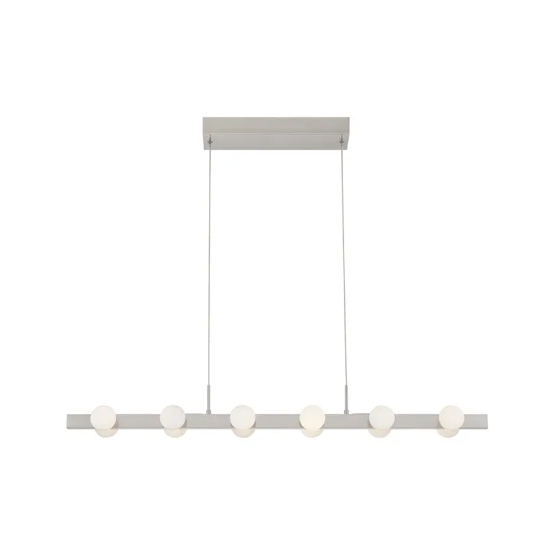 Rezz LED Pendant Brushed Nickel