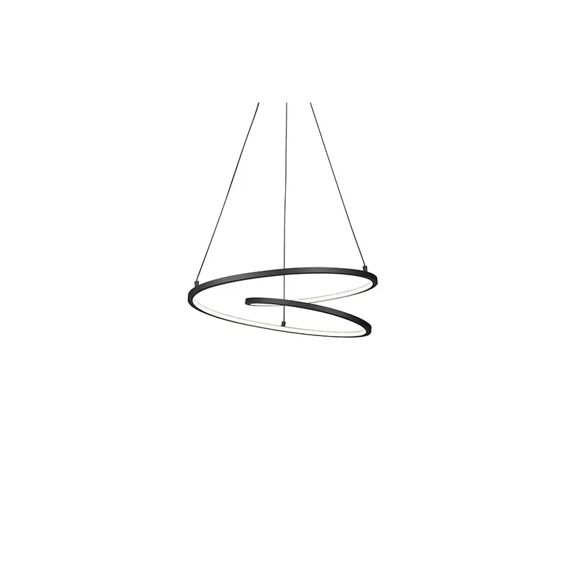 Twist LED Pendant Black