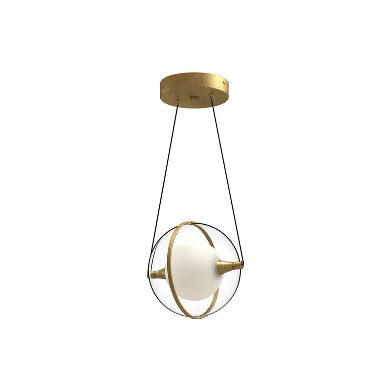 Aries LED Pendant Brushed Gold