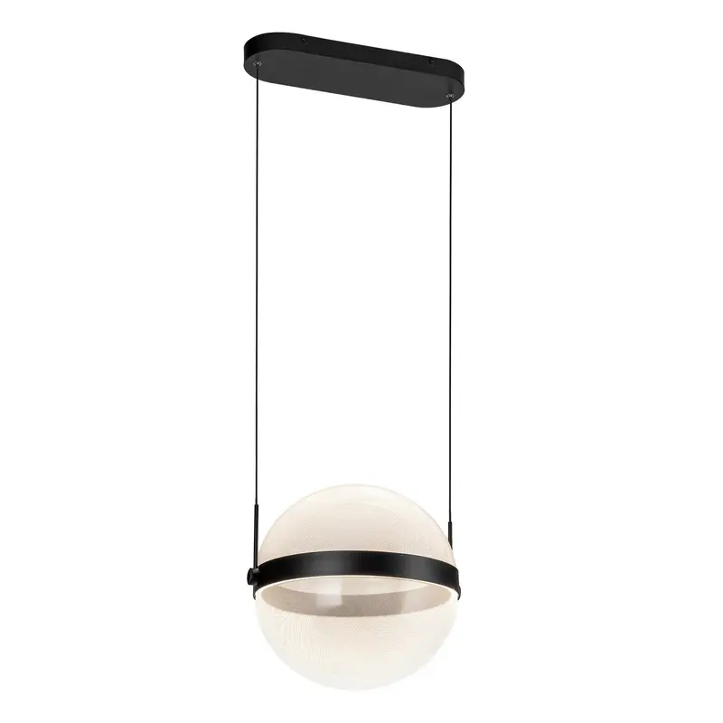Pisces LED Pendant Black/Light Guide
