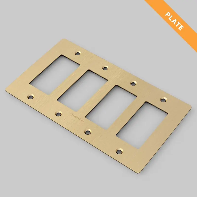 Wall Plate Brass