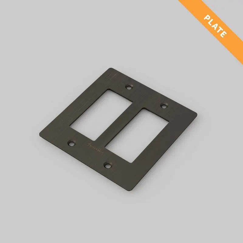 Wall Plate Smoked Bronze