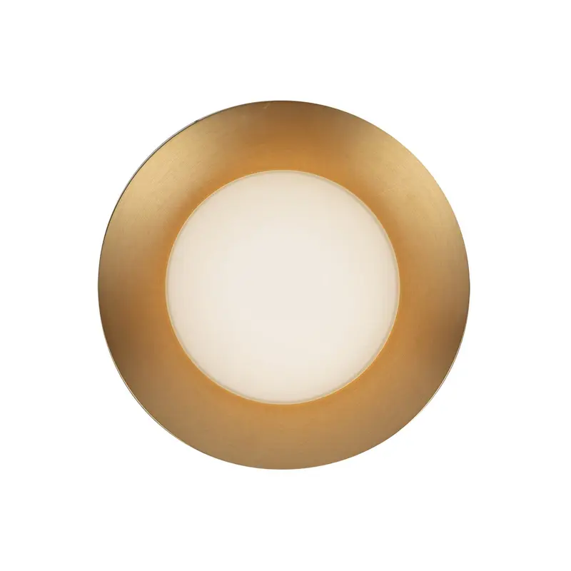 Cleo LED Wall Sconce Brushed Gold/Opal Glass