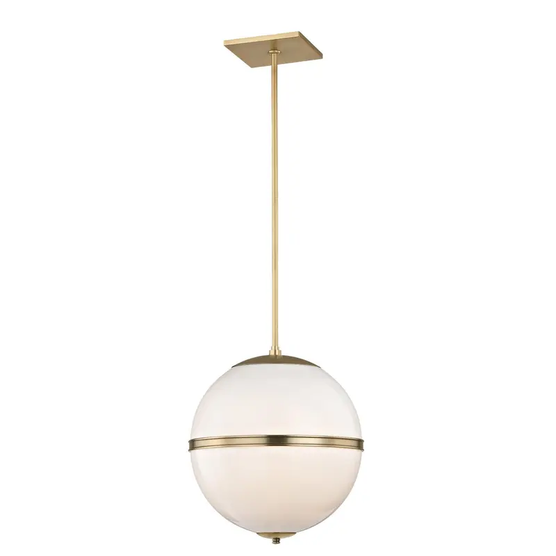 Truax Four Light Mini Chandelier Aged Brass