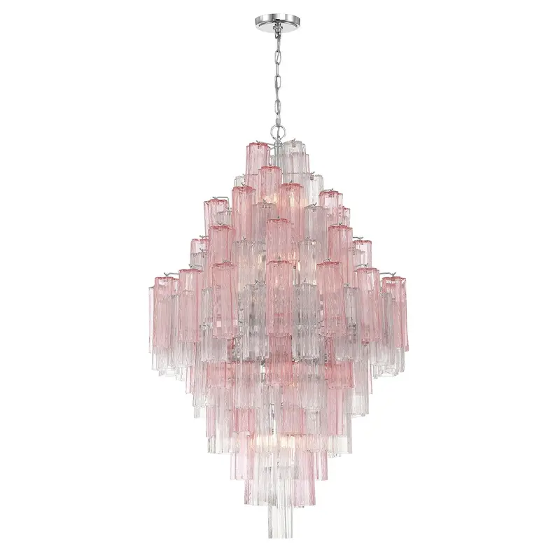 Addis 20 Light Chandelier Polished Chrome