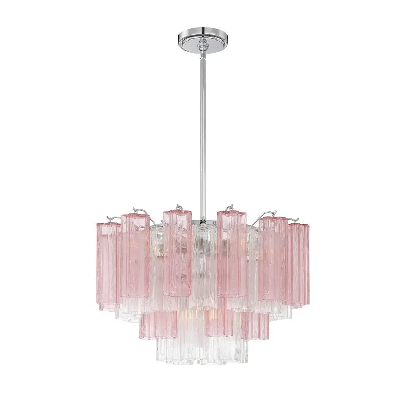Addis Nine Light Chandelier Polished Chrome